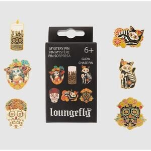 Loungefly Día de los Muertos Glow Mystery Box Pin | NIB